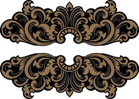 ornament pattern frame vector