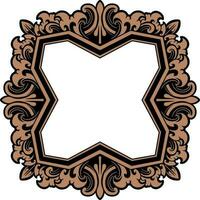 ornament pattern frame vector