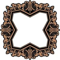 ornament pattern frame vector