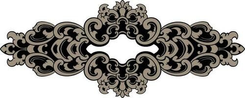 ornament pattern frame vector