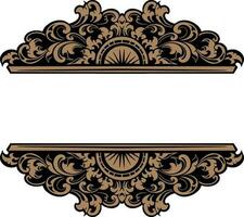 ornament pattern frame vector