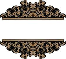 ornament pattern frame vector