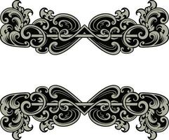 ornament pattern frame vector