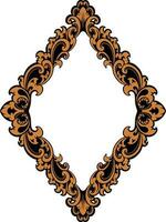 ornament pattern frame vector