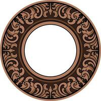 ornament pattern frame vector