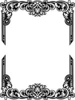ornament pattern frame line art vector