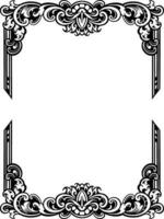 ornament pattern frame line art vector