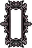 ornament pattern frame vector