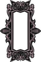 ornament pattern frame vector