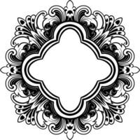 ornament pattern frame line art vector