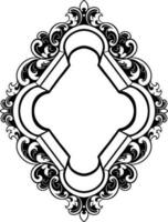 ornament pattern frame line art vector