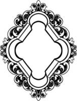 ornament pattern frame line art vector