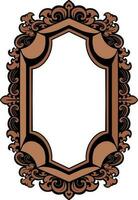 ornament pattern frame vector