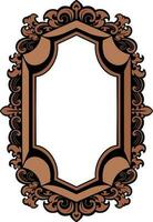 ornament pattern frame vector