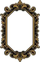 ornament pattern frame vector