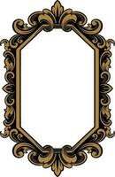 ornament pattern frame vector