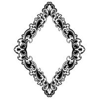 ornament pattern frame line art vector