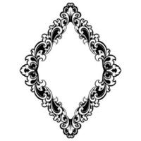 ornament pattern frame line art vector