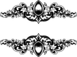 ornament pattern frame line art vector
