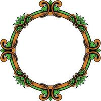 ornament pattern frame vector