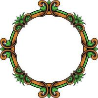 ornament pattern frame vector