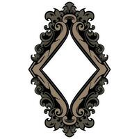 ornament pattern frame vector