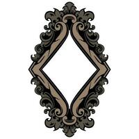 ornament pattern frame vector