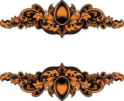 ornament pattern frame vector