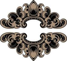 ornament pattern frame vector