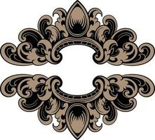 ornament pattern frame vector