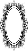 ornament pattern frame line art vector