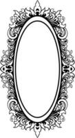 ornament pattern frame line art vector