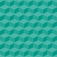 Green cube pattern. cube vector pattern. cube pattern. Seamless geometric pattern for floor, wrapping paper, backdrop, background, gift card, decorating.