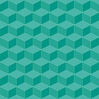 Green cube pattern. cube vector pattern. cube pattern. Seamless geometric pattern for floor, wrapping paper, backdrop, background, gift card, decorating.