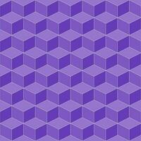 Purple cube pattern. cube vector pattern. cube pattern. Seamless geometric pattern for floor, wrapping paper, backdrop, background, gift card, decorating.