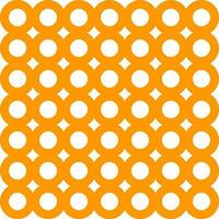 Orange infinity circle pattern. Infinity pattern. Decorative elements, gift wrapping, background, backdrop, home decoration, wall tiles, bathroom tiles, floor tiles. vector
