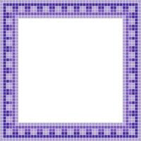 Purple tile frame, Mosaic tile frame, Tile frame, Seamless pattern, Mosaic frame seamless pattern, Mosaic tiles texture or background. Bathroom wall tiles, swimming pool tiles with beautiful pattern. vector