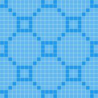 Blue tile background, Mosaic tile background, Tile background, Seamless pattern, Mosaic seamless pattern, Mosaic tiles texture or background. Bathroom wall tiles, swimming pool tiles. vector
