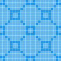 Blue tile background, Mosaic tile background, Tile background, Seamless pattern, Mosaic seamless pattern, Mosaic tiles texture or background. Bathroom wall tiles, swimming pool tiles. vector