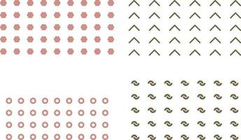 Memphis Geometric Asset, minimal graphic geometric elements dot. Vector dotted designs.