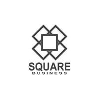Square Business icon And Symbol Template vector