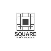 Square Business icon And Symbol Template vector