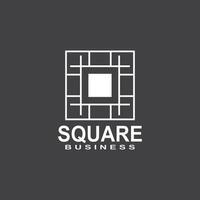 Square Business icon And Symbol Template vector