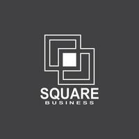 Square Business icon And Symbol Template vector