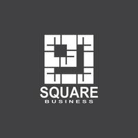 Square Business icon And Symbol Template vector