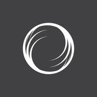 Circle Ring swirl Abstract Logo Vector