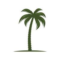 palm tree icon vector design illustration  tropical tree symbol