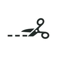 scissors icon vector design illustration cut symbol