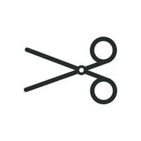 scissors icon vector design illustration cut symbol