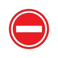 stop sign vector design illustration  traffic sign symbol